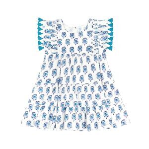 Mer St. Barth Girls  Sophie Dress, White